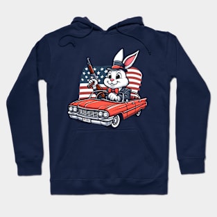 A Whimsical Tribute to American Culture in Cartoon Style T-Shirt Hoodie